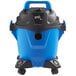 A blue and black Lavex wet vacuum.