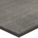 A Lavex charcoal gray carpet mat with a black border.