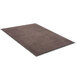 A close-up of a brown Lavex Plush olefin entrance mat.