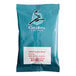 A blue package of Caribou Blend Decaf Coffee with white text.