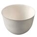A Solia sugarcane bowl with a textured surface and a white rim.