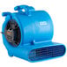 A blue Lavex air blower with a black vent.