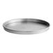 An American Metalcraft heavy weight silver aluminum pizza pan.