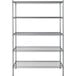 a close-up of a metal rack