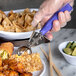 a close up of food