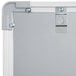 A Dynamic by 360 Office Furniture whiteboard with a white metal frame.