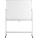 A Dynamic by 360 Office Furniture mobile whiteboard with aluminum frame.