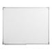 A Dynamic by 360 Office Furniture 60" x 48" whiteboard with aluminum trim.