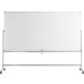 A Dynamic by 360 Office Furniture whiteboard on wheels with an aluminum frame.