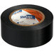 A roll of black Shurtape PE 100 Floormate temporary floor tape.