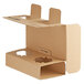 A Sabert cardboard insert with cutouts for two meals.