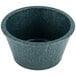 A black polyethylene ramekin with a lid.