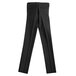 A pair of Henry Segal black tuxedo pants with a white background.