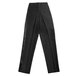 Henry Segal black tuxedo pants with a black stripe down the side and a zipper.