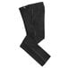 Henry Segal customizable black flat front tuxedo pants with a zipper.