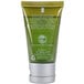 A green plastic tube of Basic Earth Botanicals Reviving Body Wash with white text and a flip-top cap.