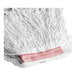 A close up of a white Lavex wet mop with a red label.