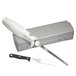 A Hamilton Beach white electric knife in a case.