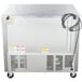 A Beverage-Air stainless steel undercounter freezer on a counter.