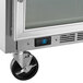 A Beverage-Air undercounter freezer with glass doors.