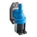 A blue and black Hoshizaki 4A6722-01 water valve with a metal mounting bracket.