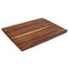 a wooden cutting board with a white background