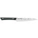 A Kai PRO utility knife with a black POM handle.