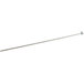 long metal rod with a white background