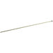 A long thin metal rod with a white background.