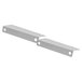 A pair of metal mounting brackets for a ServIt strip warmer.