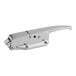 A polished chrome Kason radial latch body with a handle.