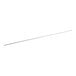 A long stainless steel metal rod.