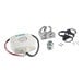 A white Kason motion sensor with black and metal parts.