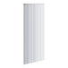 A white Kason Easimount strip door with vertical white strips.
