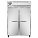 A large white Continental Refrigerator with two solid doors.