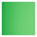 A green square object with a white background