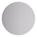 a white circle with a black border