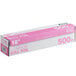 A white box with a pink cover for Choice Food Service Extra Heavy-Duty Aluminum Foil Roll.