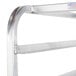 A Winholt aluminum platter cart with three shelves.