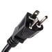 A black 6' power cord with a NEMA 6-20P plug.
