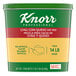 A green and yellow container of Knorr Professional Chili Con Queso Dip Mix with red and white text.