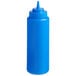 A blue plastic Choice squeeze bottle with a white lid.