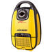 A yellow and black Vapamore MR-500 Vento canister vacuum cleaner.