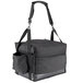 A black Vesture heavy-duty thermal catering bag with straps.