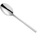 A Hepp by Bauscher stainless steel large coffee spoon with a silver handle.