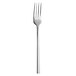 A stainless steel Hepp dessert fork with a black stripe on the handle.