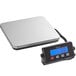 A Galaxy RS220LP digital receiving scale with a blue display.