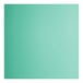 A close-up of a square aquamarine surface with a white border.