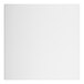A white square Lancaster Table and Seating outdoor table.