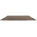 A brown textured Elite Global Solutions melamine platter on a brown surface.